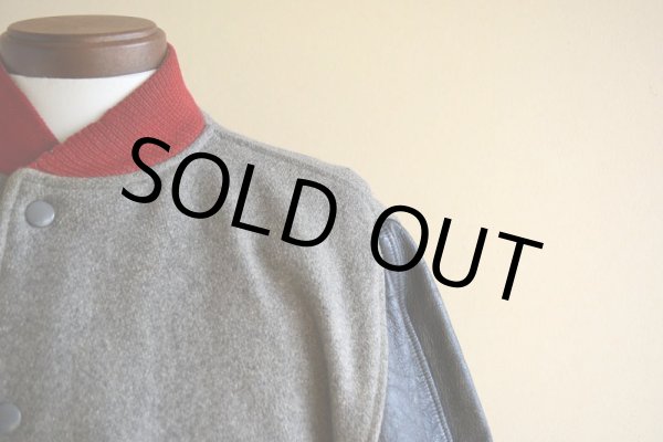 画像9: 1960s BUTWIN 袖レザースタジャン　 表記42  (9)