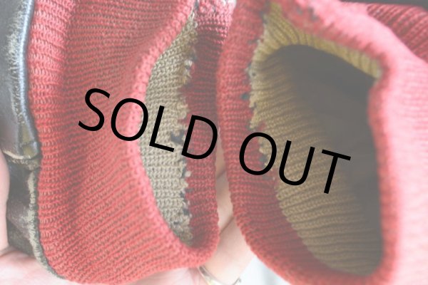 画像17: 1960s BUTWIN 袖レザースタジャン　 表記42  (17)