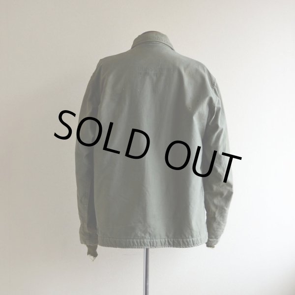 画像3: 1960s  US.NAVY A-2 バックステンシルデッキジャケット  初期型  実寸L  (3)