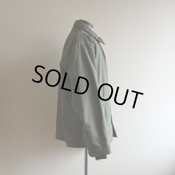 画像2: 1960s  US.NAVY A-2 バックステンシルデッキジャケット  初期型  実寸L  (2)