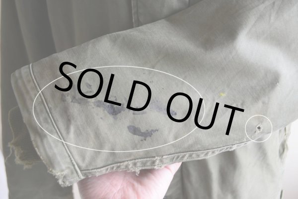 画像15: 1960s  US.NAVY A-2 バックステンシルデッキジャケット  初期型  実寸L  (15)