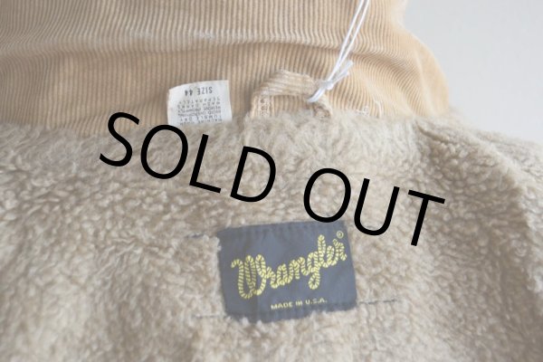 画像6: 1970s Wrangler コーデュロイボアランチジャケット  表記44  (6)