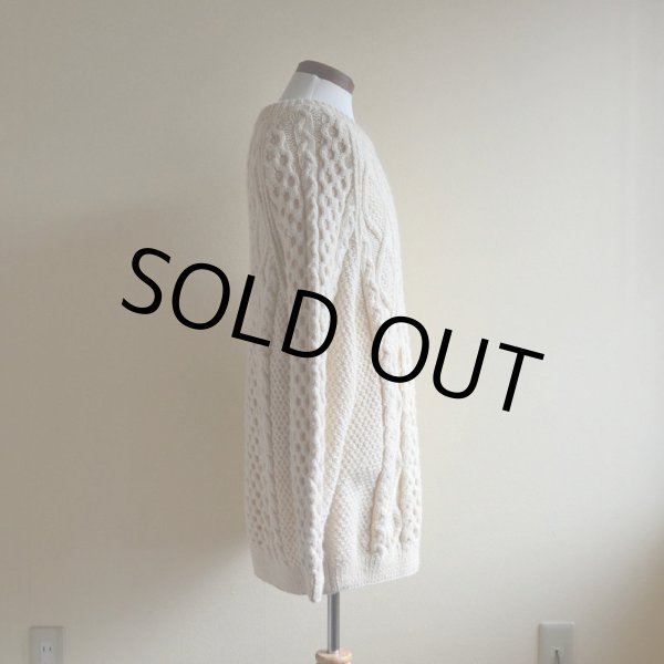画像2: TIVOLI HANDKNIT フィッシャーマンセーター　 MADE IN IRELAND　 実寸L-XL  (2)