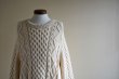 画像5: TIVOLI HANDKNIT フィッシャーマンセーター　 MADE IN IRELAND　 実寸L-XL  (5)