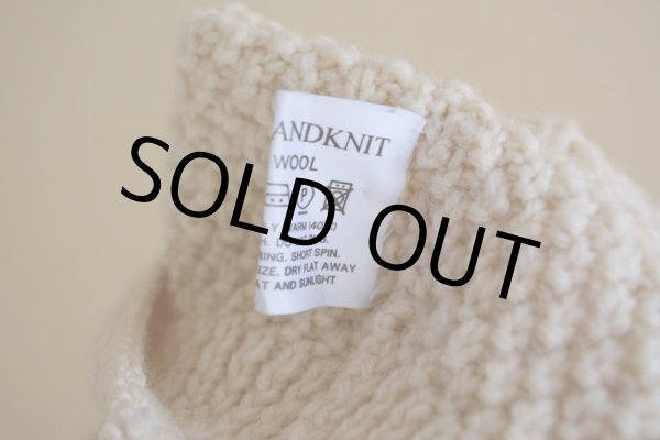 画像11: TIVOLI HANDKNIT フィッシャーマンセーター　 MADE IN IRELAND　 実寸L-XL  (11)