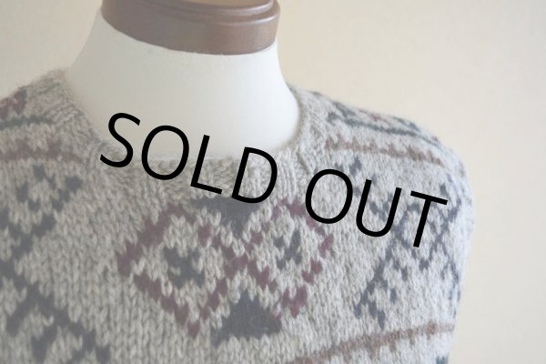 画像6: RalphLauren トナカイ柄ウールニットベスト　 表記M  (6)