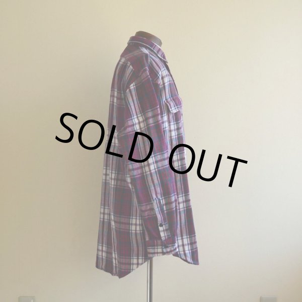 画像2: RRL ヘビーフランネルシャツ　 表記M  (2)