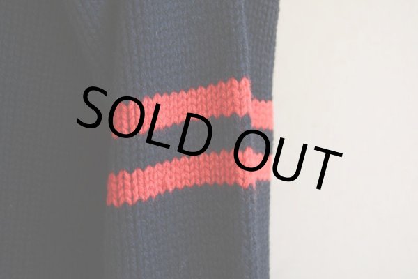 画像9: 1950s ローゲージウールニットカーディガン　 実寸M  (9)