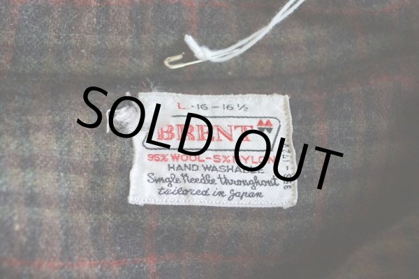 画像16: 1960s BRENT ウールシャツ  表記L  (16)