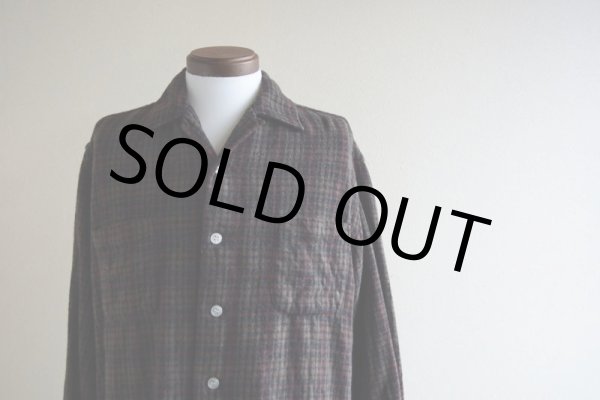 画像5: 1960s BRENT ウールシャツ  表記L  (5)