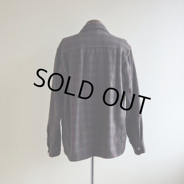 画像3: 1960s BRENT ウールシャツ  表記L  (3)