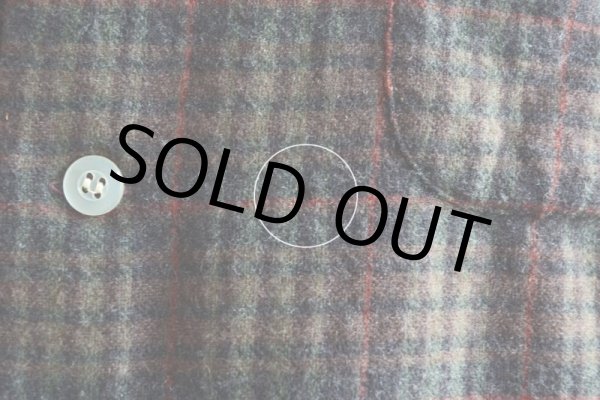 画像13: 1960s BRENT ウールシャツ  表記L  (13)