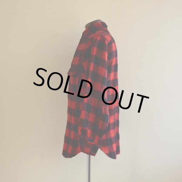 画像4: 1940s RELIANCE ENSENADA ウールシャツ　 実寸SM  (4)