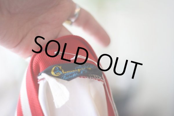 画像3: 1960s-70s Champion コットンジャケット  チェーン刺繍  実寸ML  (3)