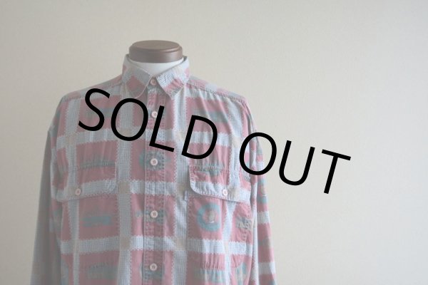 画像5: 1990s Levi's 総柄コットンシャツ  表記M  (5)