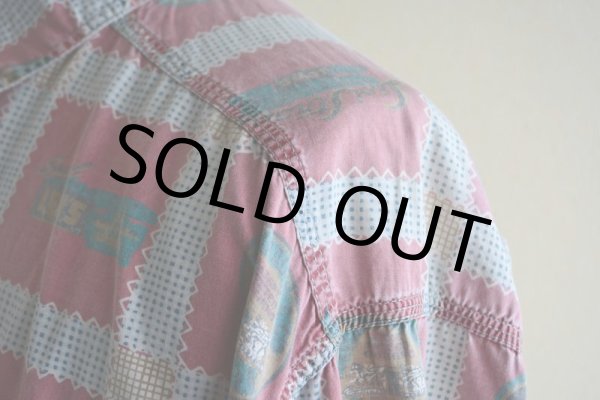 画像12: 1990s Levi's 総柄コットンシャツ  表記M  (12)