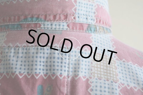 画像14: 1990s Levi's 総柄コットンシャツ  表記M  (14)