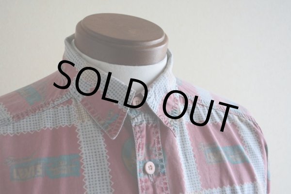 画像6: 1990s Levi's 総柄コットンシャツ  表記M  (6)