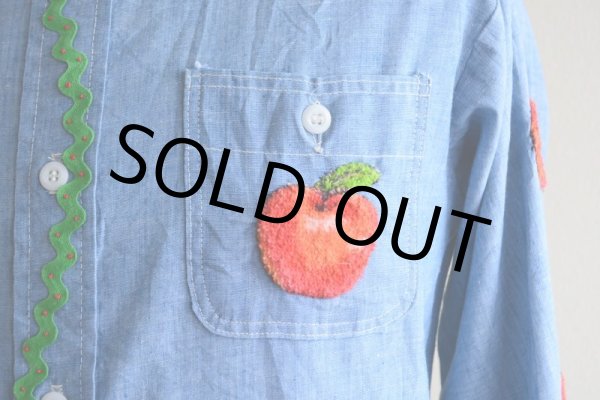 画像7: 70s ELY シャンブレーシャツ　 表記18  (7)