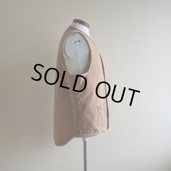 画像2: 1970s Carhartt ダックボアベスト　 表記LT  (2)