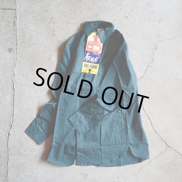 画像4: 1960s BIG YANK マチ付きワークシャツ　 “100％ COTTON”　 DEAD STOCK　 表記15 S  (4)