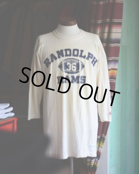 画像2: 1980s Champion フットボールTシャツ　 表記L  (2)