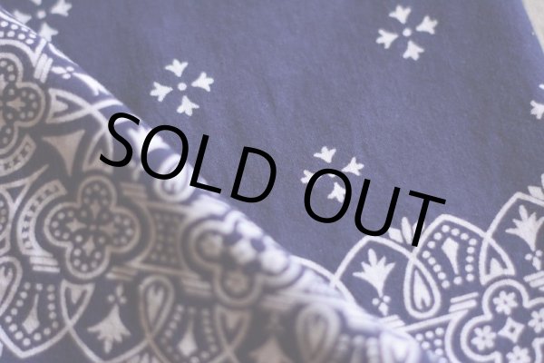 画像4: 1960s クロスモチーフ バンダナ　 RN 14193  (4)