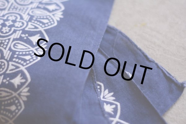 画像4: 1960s クロスモチーフ バンダナ　 RN 14193  (4)