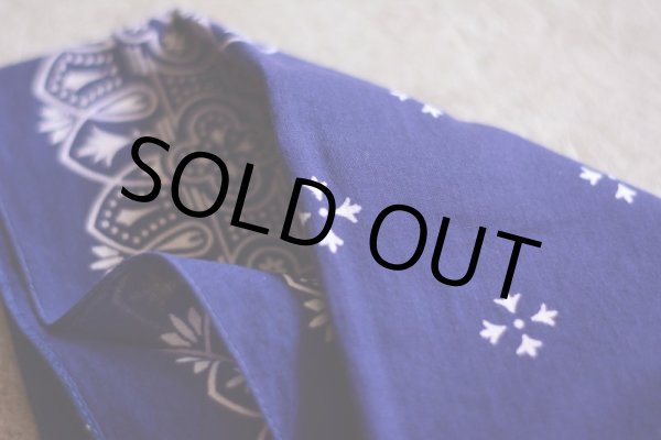 画像4: 1960s クロスモチーフ バンダナ　 RN 14193  (4)