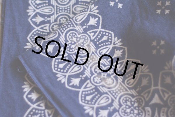 画像3: 1960s クロスモチーフ バンダナ　 RN 14193  (3)