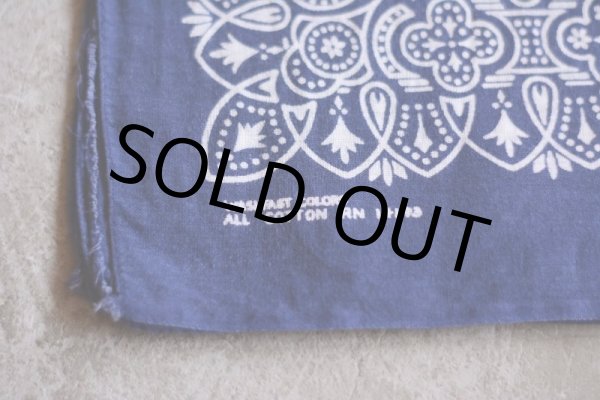 画像2: 1960s クロスモチーフ バンダナ　 RN 14193  (2)