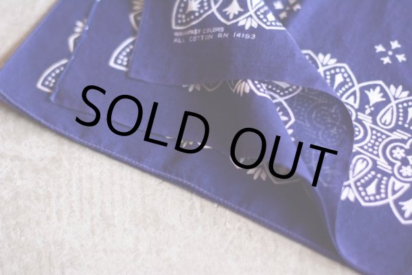 画像3: 1960s クロスモチーフ バンダナ　 RN 14193  (3)