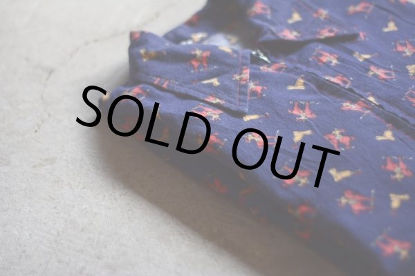 画像3: 1970s 総柄ジップアップシャツ　 実寸M  (3)