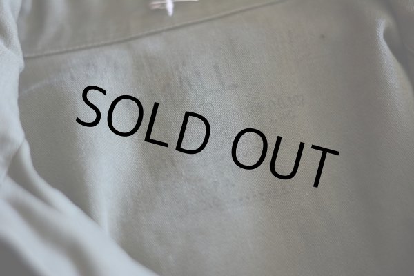 画像2: 1950s US.ARMY ユーティリティシャツ  1st初期  表記SMALL  (2)