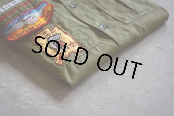 画像4: 1960s BOY SCOUTS オフィシャルシャツ　 表記15 1/2  (4)