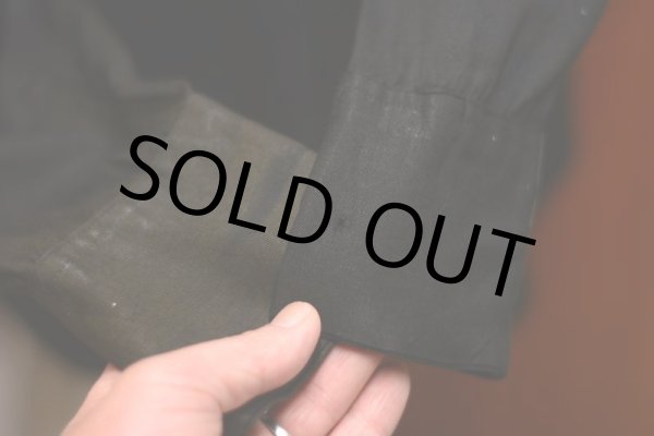 画像6: 1950s LasVegas ブラックレーヨン刺繍ウエスタンシャツ　 実寸M  (6)