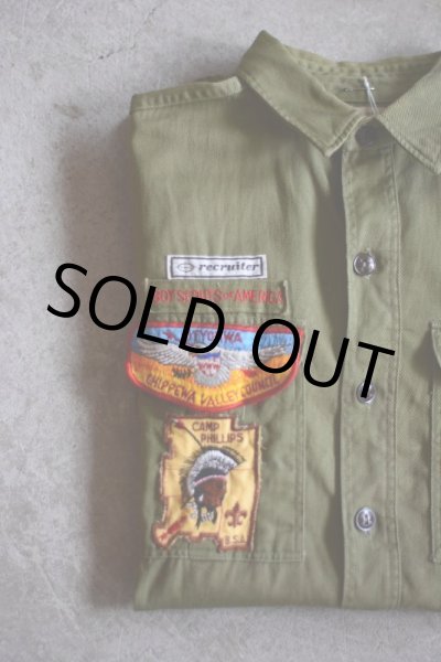 画像3: 1960s BOY SCOUTS オフィシャルシャツ　 表記15 1/2  (3)