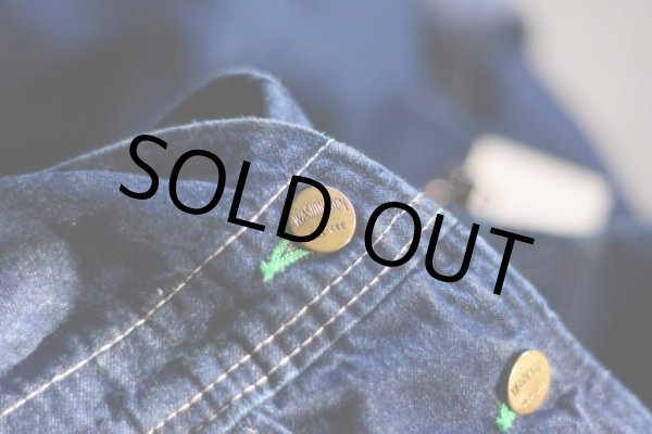 画像6: 1970s WASHINGTON DEE CEE デニムオーバーオール　 表記W42 L30  (6)