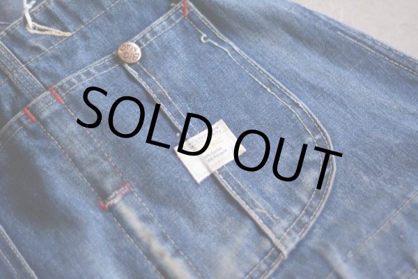 画像3: 1970s BIGMAC デニムオーバーオール  実寸W40  (3)