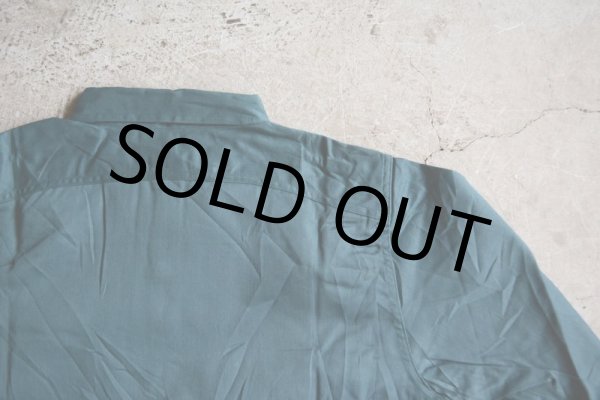 画像7: 1960s BIG YANK マチ付きワークシャツ　 “100％ COTTON”　 DEAD STOCK　 表記15 S  (7)