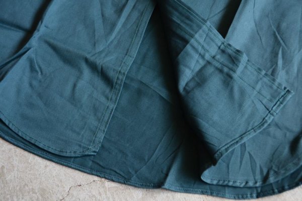 画像10: 1960s BIG YANK マチ付きワークシャツ  “100% COTTON”  DEAD STOCK  表記15 S  (10)