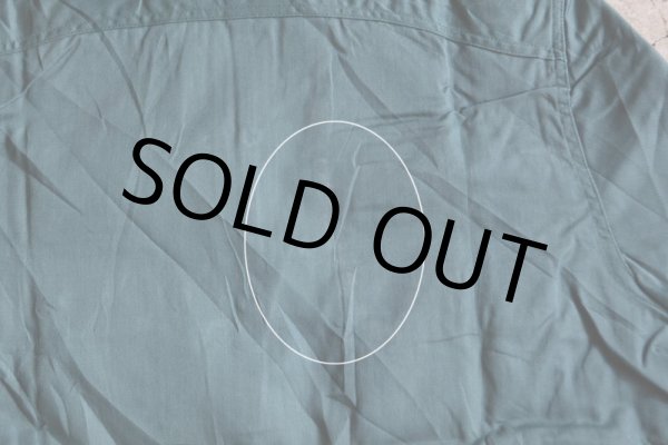 画像12: 1960s BIG YANK マチ付きワークシャツ　 “100％ COTTON”　 DEAD STOCK　 表記15 S  (12)