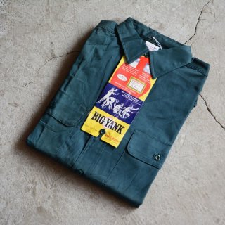 【レア・美品】BIG YANK ヘリンボーンワークシャツ　15サイズ