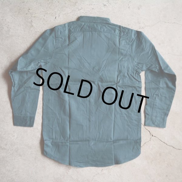 画像3: 1960s BIG YANK マチ付きワークシャツ　 “100％ COTTON”　 DEAD STOCK　 表記15 S  (3)