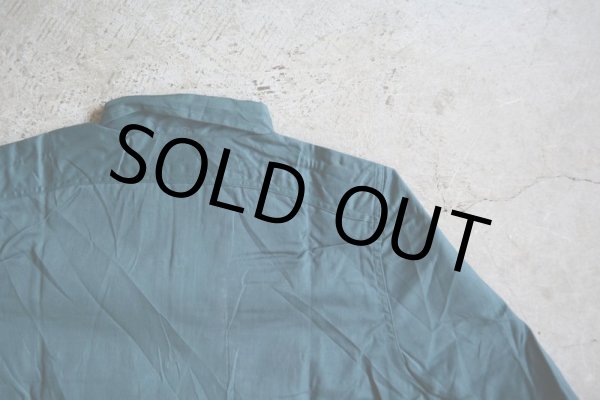 画像11: 1960s BIG YANK マチ付きワークシャツ　 “100％ COTTON”　 DEAD STOCK　 表記15 S  (11)