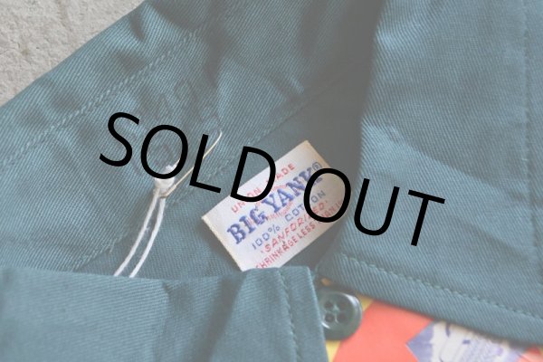 画像6: 1960s BIG YANK マチ付きワークシャツ　 “100％ COTTON”　 DEAD STOCK　 表記15 S  (6)