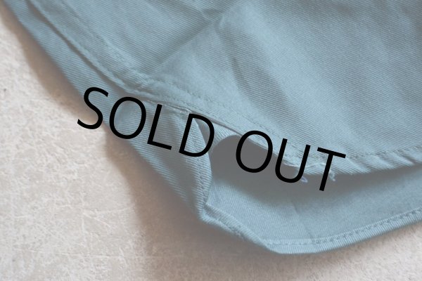 画像9: 1960s BIG YANK マチ付きワークシャツ　 “100％ COTTON”　 DEAD STOCK　 表記15 S  (9)