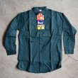 画像2: 1960s BIG YANK マチ付きワークシャツ　 “100％ COTTON”　 DEAD STOCK　 表記15 S  (2)