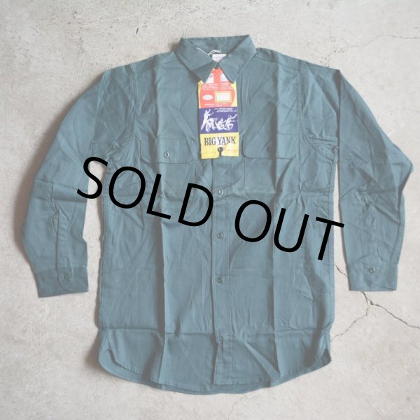 画像2: 1960s BIG YANK マチ付きワークシャツ　 “100％ COTTON”　 DEAD STOCK　 表記15 S  (2)