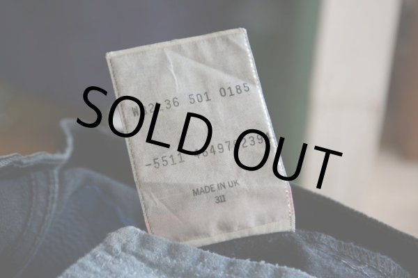 画像10: EURO LEVI'S 501BLK　 表記W32 L36  (10)